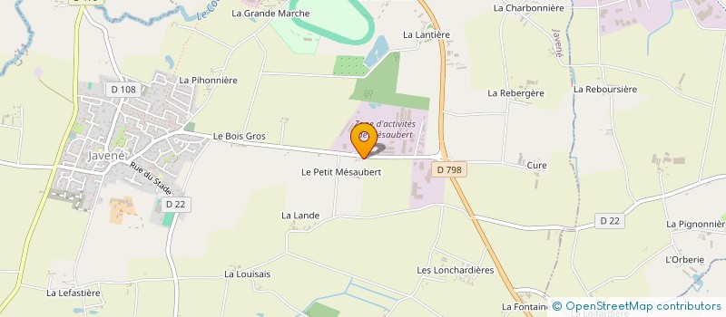 localisation de l'entreprise MONSIEUR YVES MELOT à JAVENE