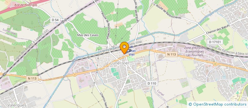 localisation de l'entreprise MONSIEUR YVES MENDES  LUNEL-VIEL