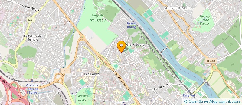 localisation de l'entreprise MONSIEUR YVES MENDES  EVRY-COURCOURONNES