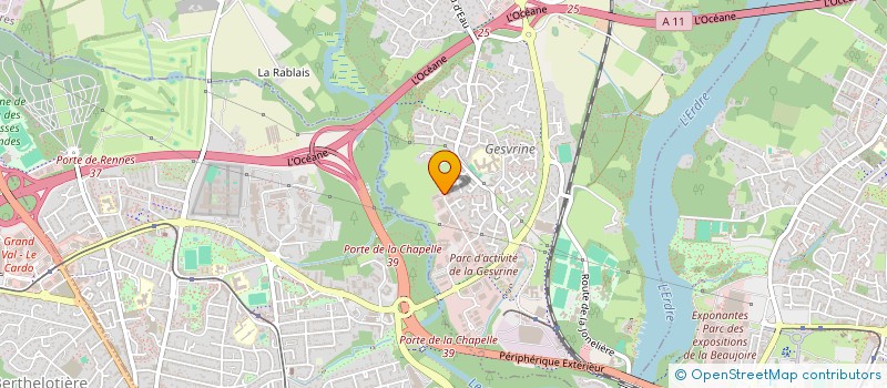 localisation de l'entreprise MONSIEUR YVES MENES  LA CHAPELLE-SUR-ERDRE