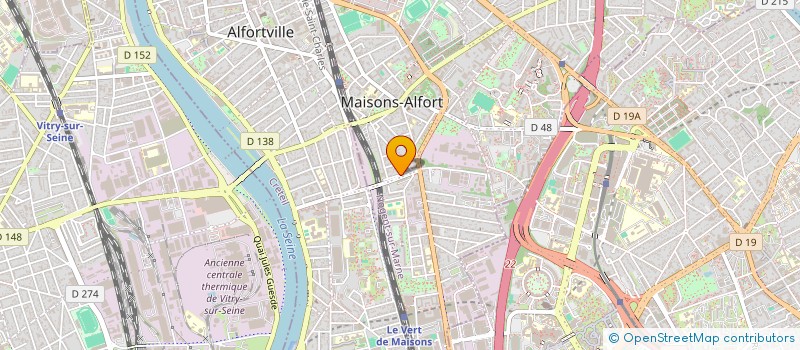 localisation de l'entreprise MONSIEUR YVES MERCIER à MAISONS-ALFORT