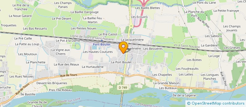 localisation de l'entreprise MONSIEUR YVES MERLIN  CHOUZE-SUR-LOIRE