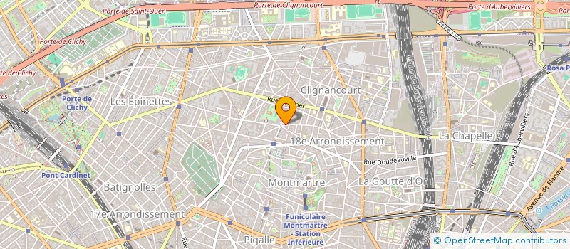 localisation de l'entreprise MONSIEUR YVES MERUVIL à PARIS
