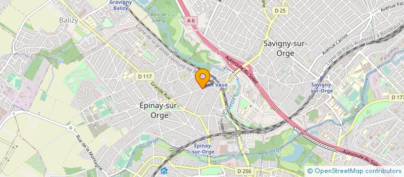 localisation de l'entreprise MONSIEUR YVES MERY à EPINAY-SUR-ORGE