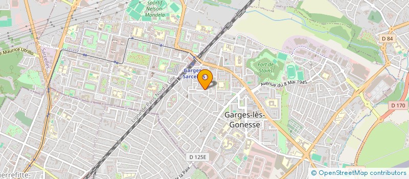 localisation de l'entreprise MONSIEUR YVES MESIDOR  GARGES-LES-GONESSE