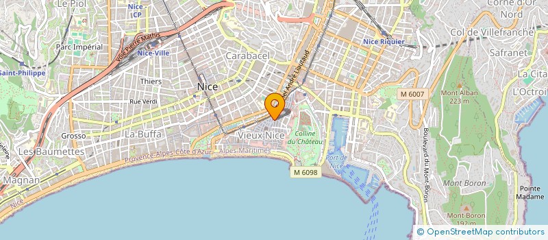localisation de l'entreprise MONSIEUR YVES MESSIER à NICE