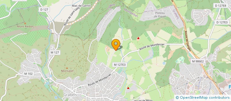 localisation de l'entreprise MONSIEUR YVES MEYNIER  GRABELS