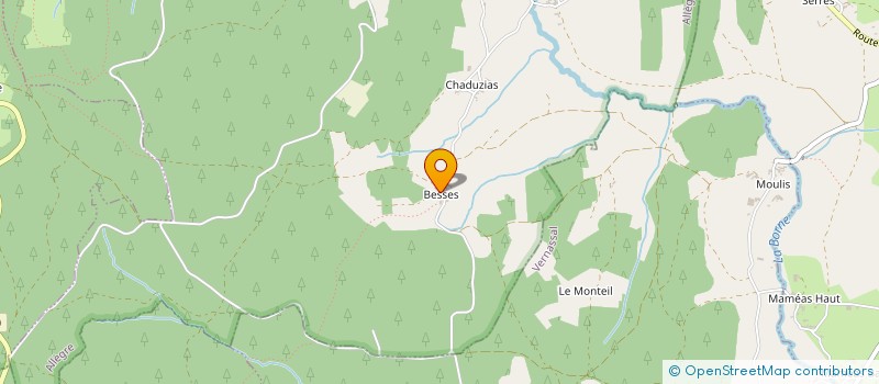 localisation de l'entreprise MONSIEUR YVES MIALON  VARENNES-SAINT-HONORAT