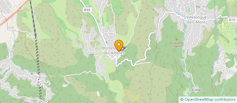 localisation de l'entreprise MONSIEUR YVES MIAS  MONTESQUIEU-DES-ALBERES