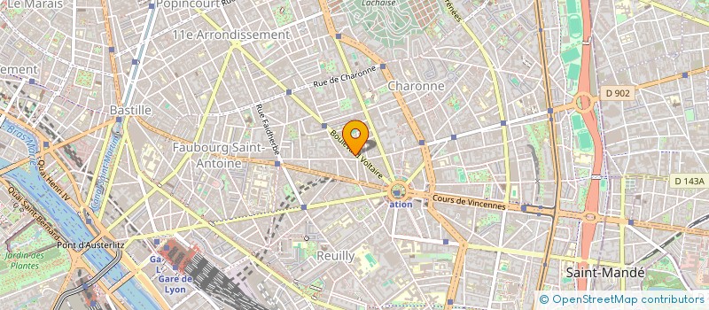 localisation de l'entreprise MONSIEUR YVES MICHAUT  PARIS