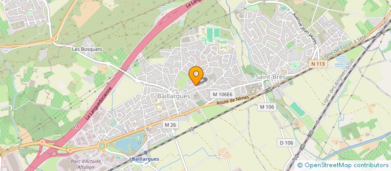 localisation de l'entreprise MONSIEUR YVES MICHEL à BAILLARGUES