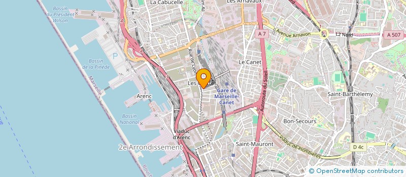localisation de l'entreprise MONSIEUR YVES MICHEL à MARSEILLE
