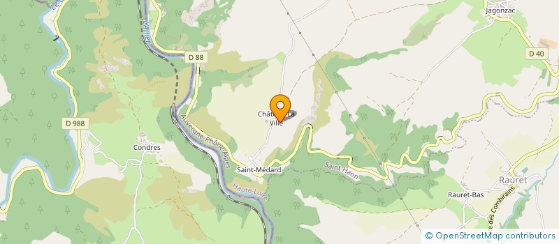 localisation de l'entreprise MONSIEUR YVES MICHEL  SAINT-HAON