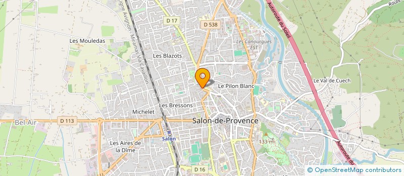 localisation de l'entreprise MONSIEUR YVES-MICHEL KALFON  SALON-DE-PROVENCE