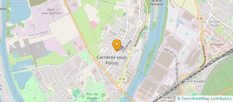 localisation de l'entreprise MONSIEUR YVES MICHELET  LE CHESNAY-ROCQUENCOURT