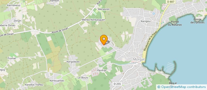 localisation de l'entreprise MONSIEUR YVES MICHELET  CROZON