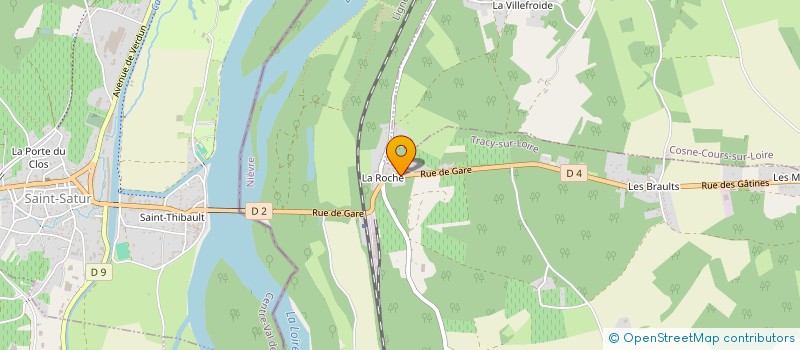 localisation de l'entreprise MONSIEUR YVES MIGEON à TRACY-SUR-LOIRE