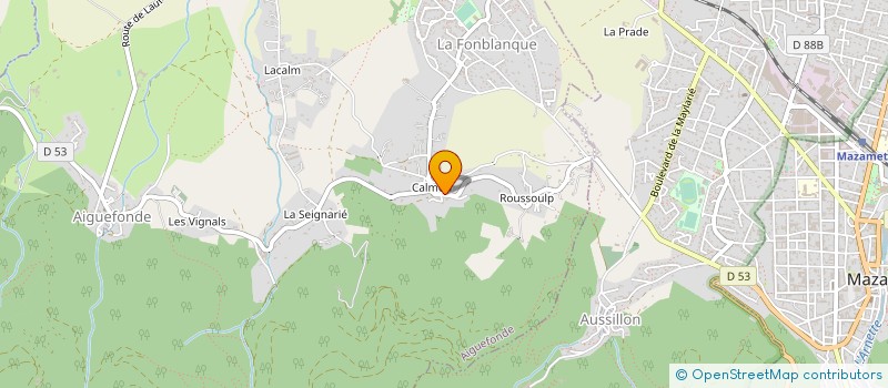 localisation de l'entreprise MONSIEUR YVES MILLET à AIGUEFONDE