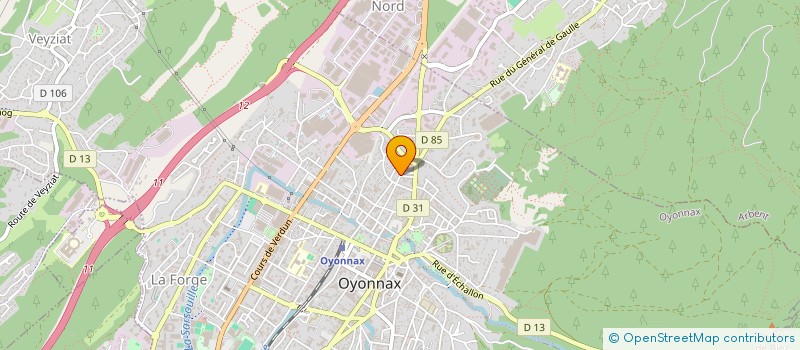 localisation de l'entreprise MONSIEUR YVES MILLET à BELLIGNAT