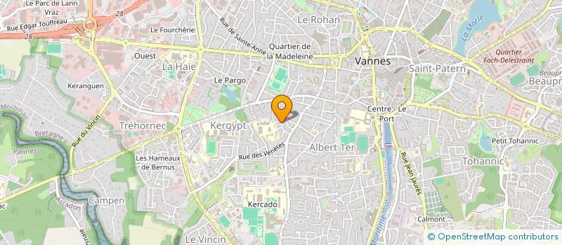 localisation de l'entreprise MONSIEUR YVES MILLOT à VANNES