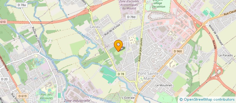 localisation de l'entreprise MONSIEUR YVES MINCK  PONT-SAINTE-MARIE