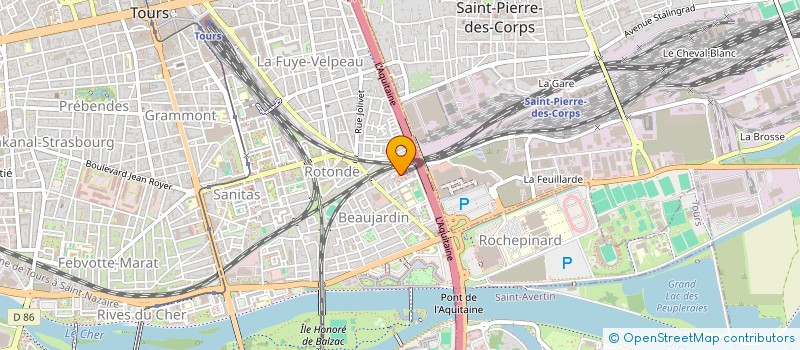 localisation de l'entreprise MONSIEUR YVES MINSSART à TOURS