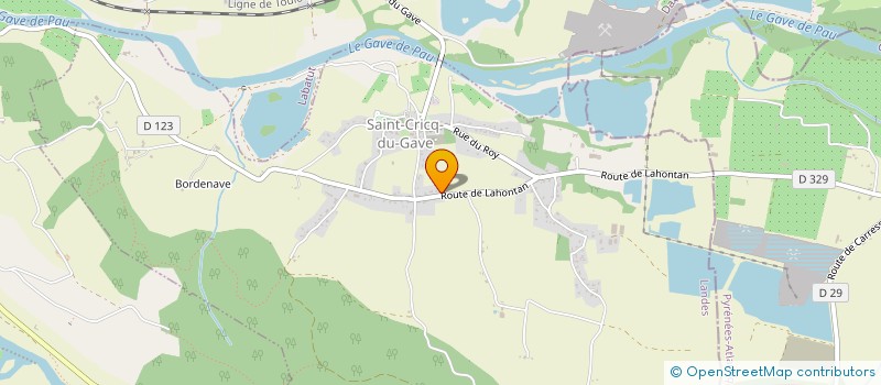 localisation de l'entreprise MONSIEUR YVES MINVIELLE  CAGNOTTE