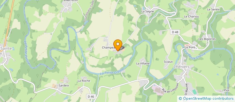 localisation de l'entreprise MONSIEUR YVES MIRAMONT  CHENIERS