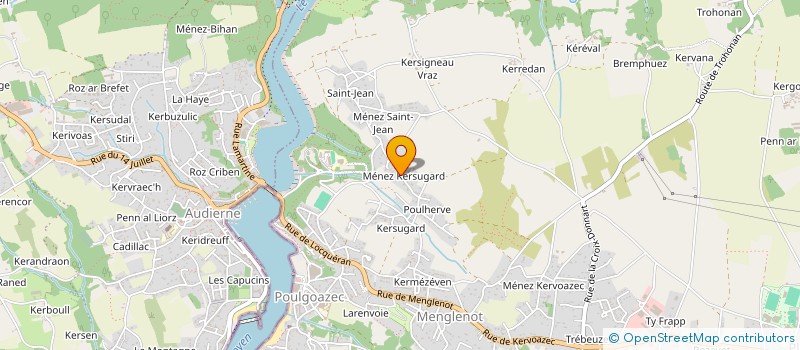 localisation de l'entreprise MONSIEUR YVES MOALIC  PLOUHINEC