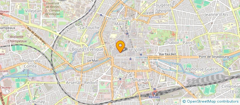 localisation de l'entreprise MONSIEUR YVES MOENNER  RENNES