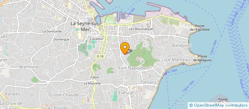 localisation de l'entreprise MONSIEUR YVES MOHA  LA SEYNE-SUR-MER