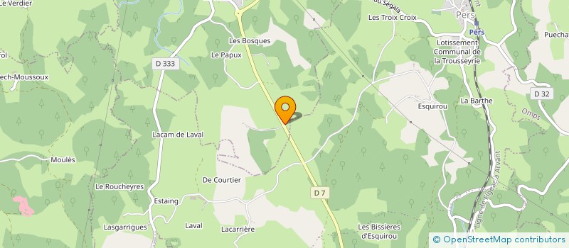 localisation de l'entreprise MONSIEUR YVES MOINS à ROUMEGOUX