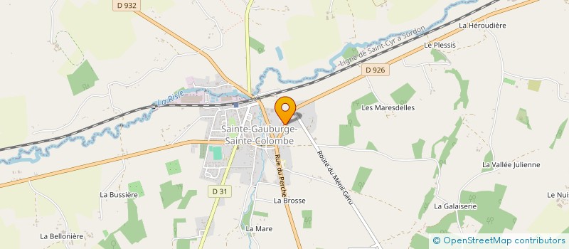 localisation de l'entreprise MONSIEUR YVES MOLET à SAINTE-GAUBURGE-SAINTE-COLOMBE