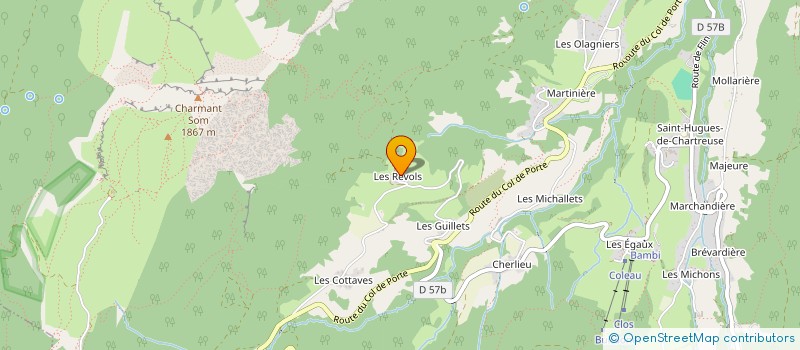 localisation de l'entreprise MONSIEUR YVES MOLLARET  SAINT-PIERRE-DE-CHARTREUSE