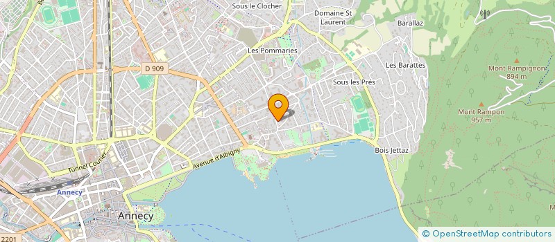 localisation de l'entreprise MONSIEUR YVES MOLLIER-PIERRET à ANNECY