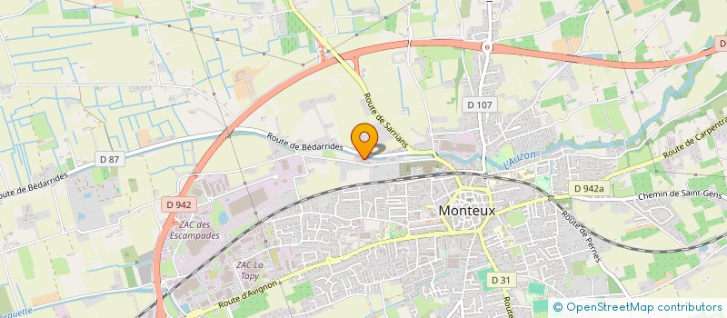 localisation de l'entreprise MONSIEUR YVES MONTAGARD  MONTEUX