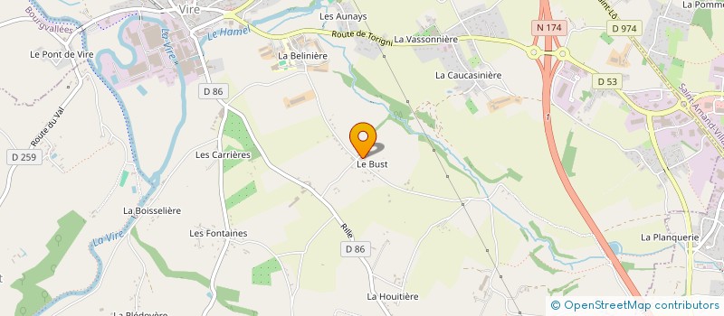 localisation de l'entreprise MONSIEUR YVES MONTERYMARD  CONDE-SUR-VIRE