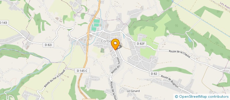 localisation de l'entreprise MONSIEUR YVES MONTESINOS  CORBELIN