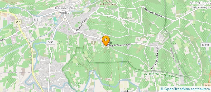 localisation de l'entreprise MONSIEUR YVES MOONEN  BEAUMES-DE-VENISE