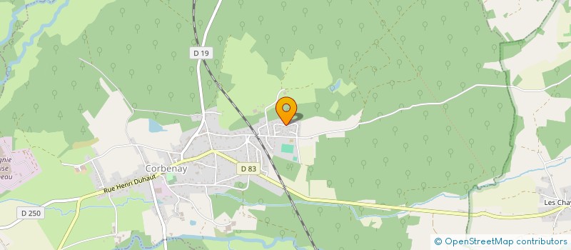 localisation de l'entreprise MONSIEUR YVES MORAND  CORBENAY