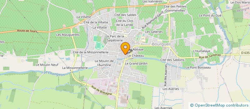 localisation de l'entreprise MONSIEUR YVES MOREAU à BOURGUEIL