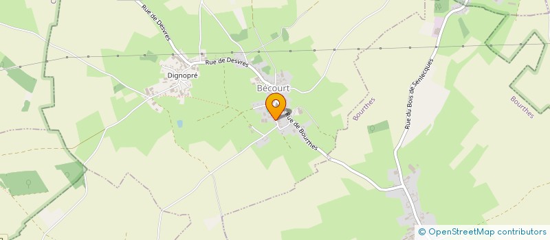 localisation de l'entreprise MONSIEUR YVES MOREL  BECOURT