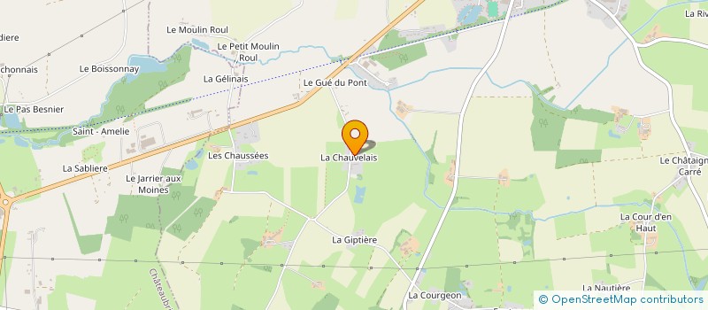 localisation de l'entreprise MONSIEUR YVES MOREL  SAINT-AUBIN-DES-CHATEAUX