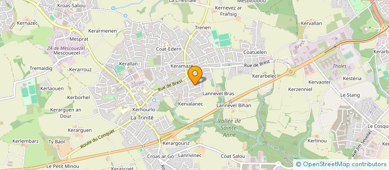 localisation de l'entreprise MONSIEUR YVES MOTHE  PLOUZANE