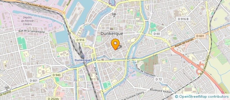 localisation de l'entreprise MONSIEUR YVES MOUCHON à DUNKERQUE