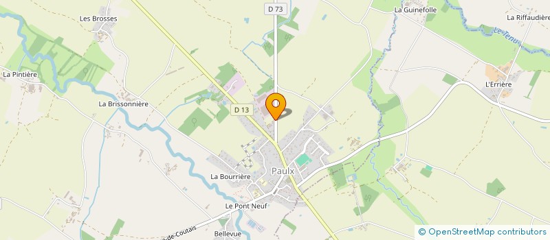 localisation de l'entreprise MONSIEUR YVES MOUILLESSE  PAULX