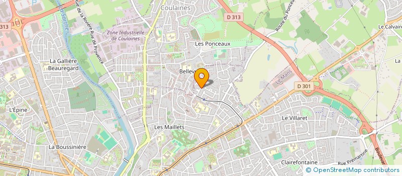 localisation de l'entreprise MONSIEUR YVES MPECK à LE MANS