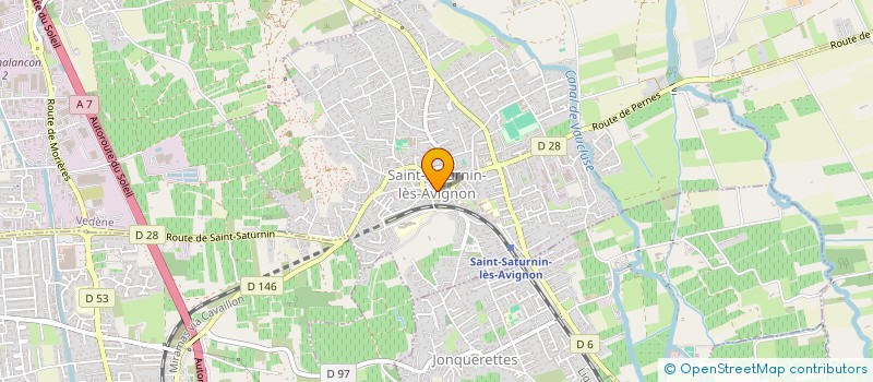 localisation de l'entreprise MONSIEUR YVES MULLER à SAINT-SATURNIN-LES-AVIGNON
