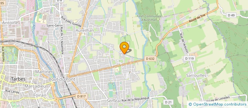 localisation de l'entreprise MONSIEUR YVES MULOT  AUREILHAN