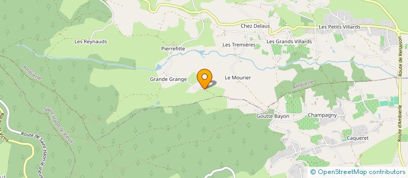 localisation de l'entreprise MONSIEUR YVES MUNTANER à AMBIERLE